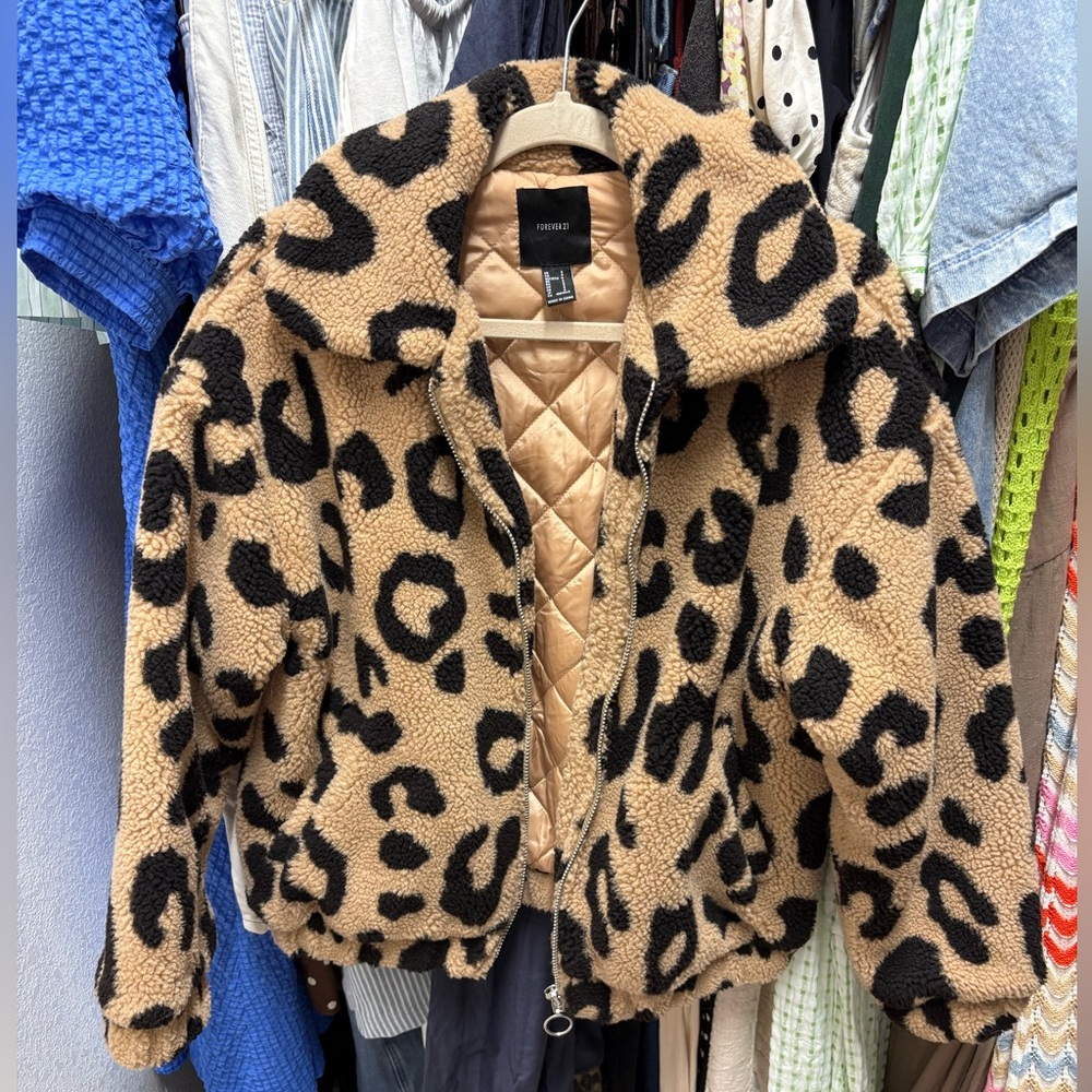 Forever 21 Leopard Jacket